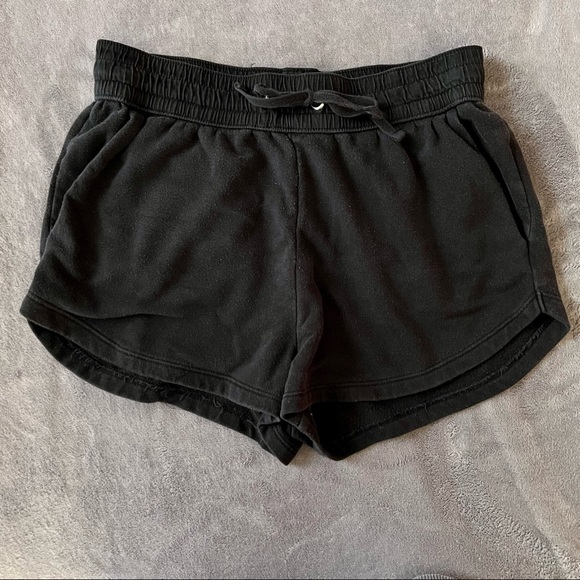 H&M Black Sweatshorts size S - Picture 1 of 3